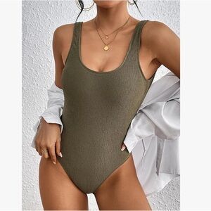 NWT DIXPERFECT Malibu Retro 80s/90s Inspired High Cut Low Back One Piece